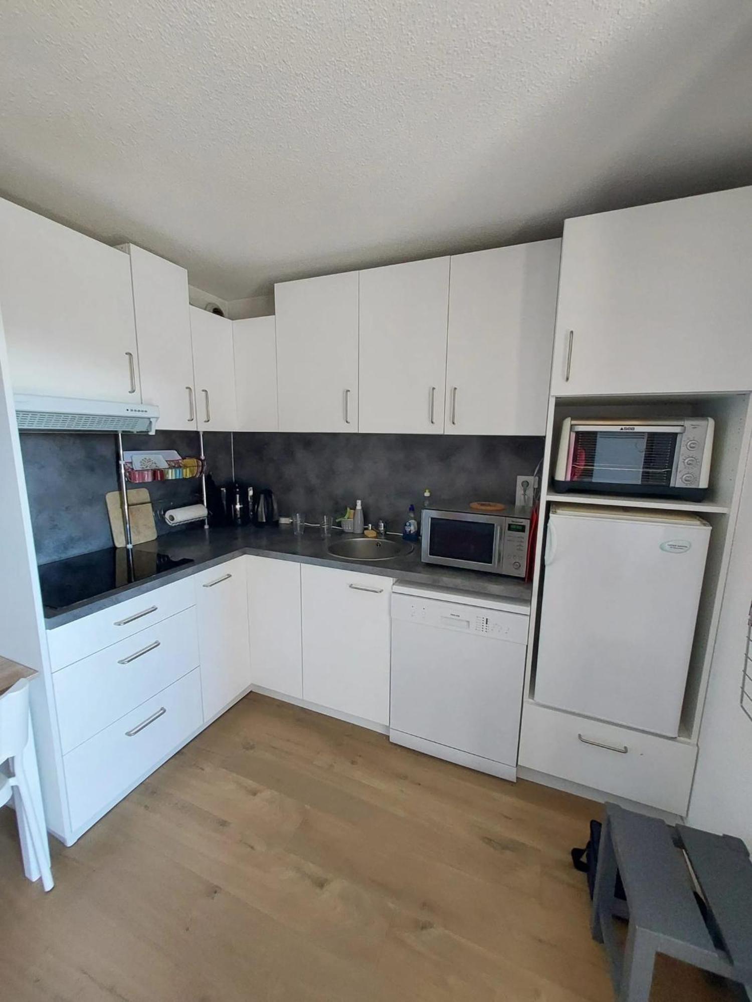 Appartement Confortable A L'Alpe D'Huez De 27 M² Avec Vue Montagne Luaran gambar