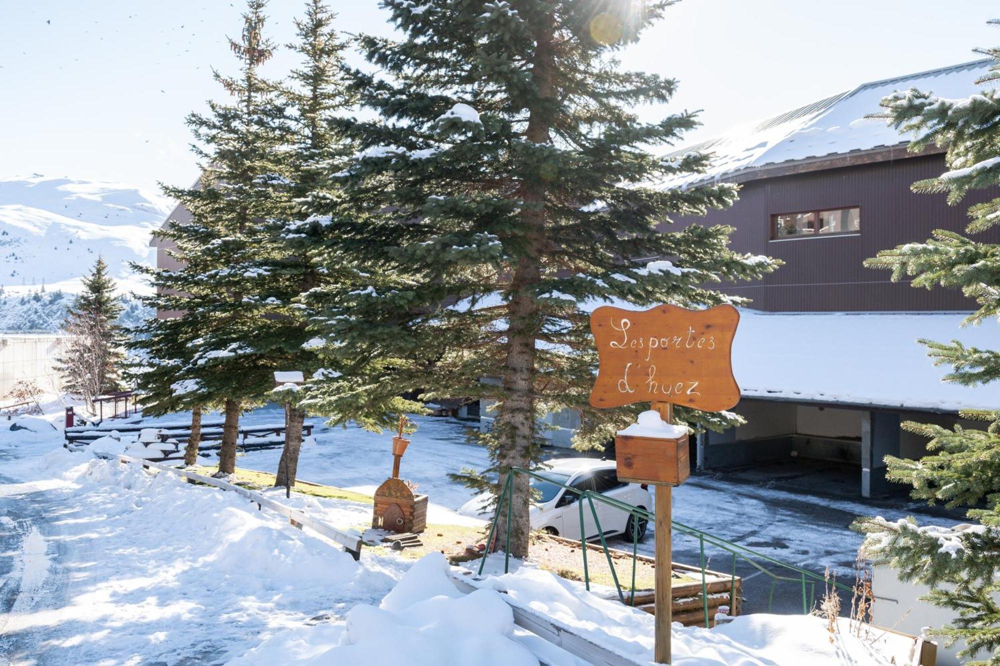Appartement Confortable A L'Alpe D'Huez De 27 M² Avec Vue Montagne Luaran gambar