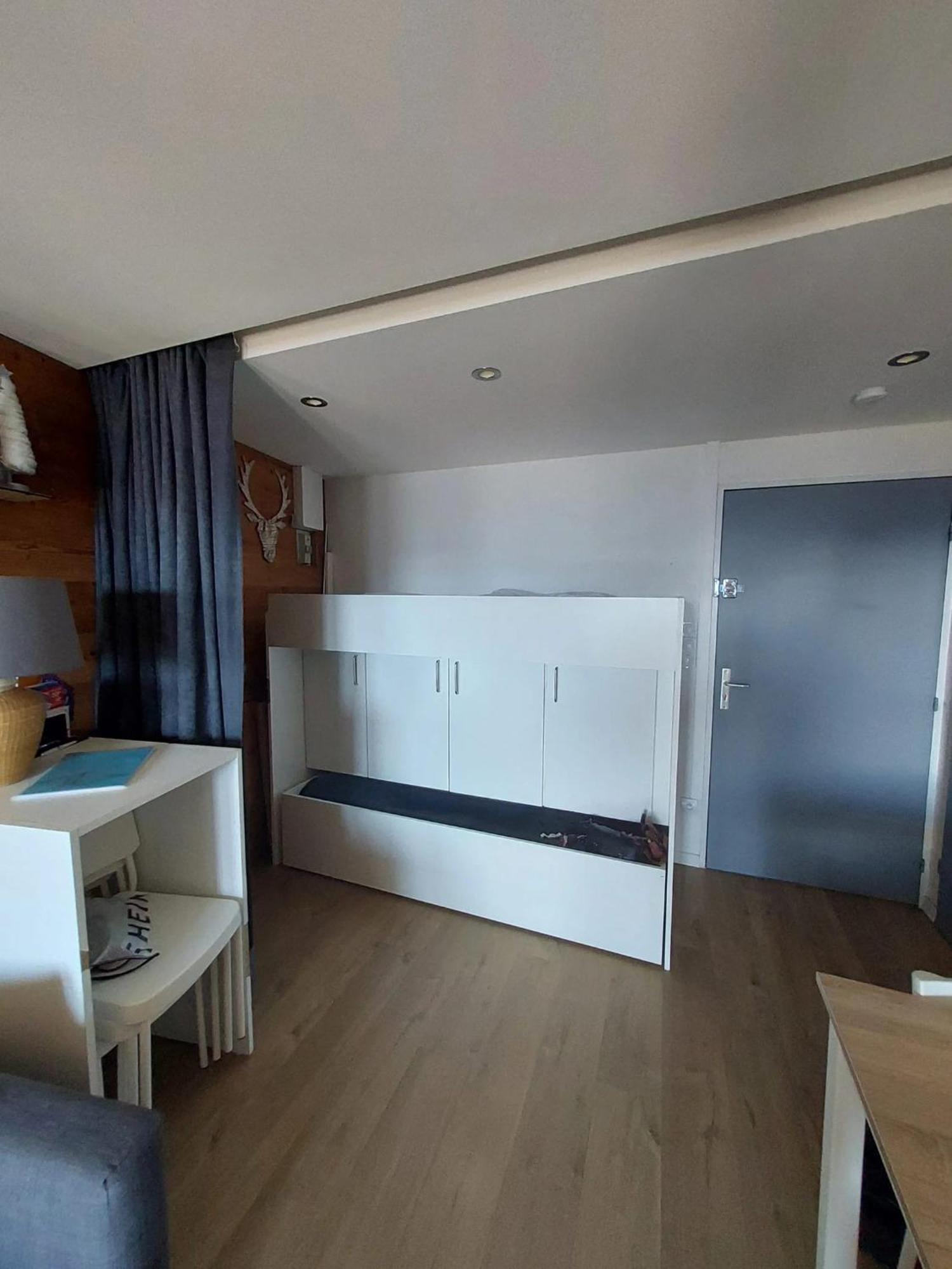 Appartement Confortable A L'Alpe D'Huez De 27 M² Avec Vue Montagne Luaran gambar